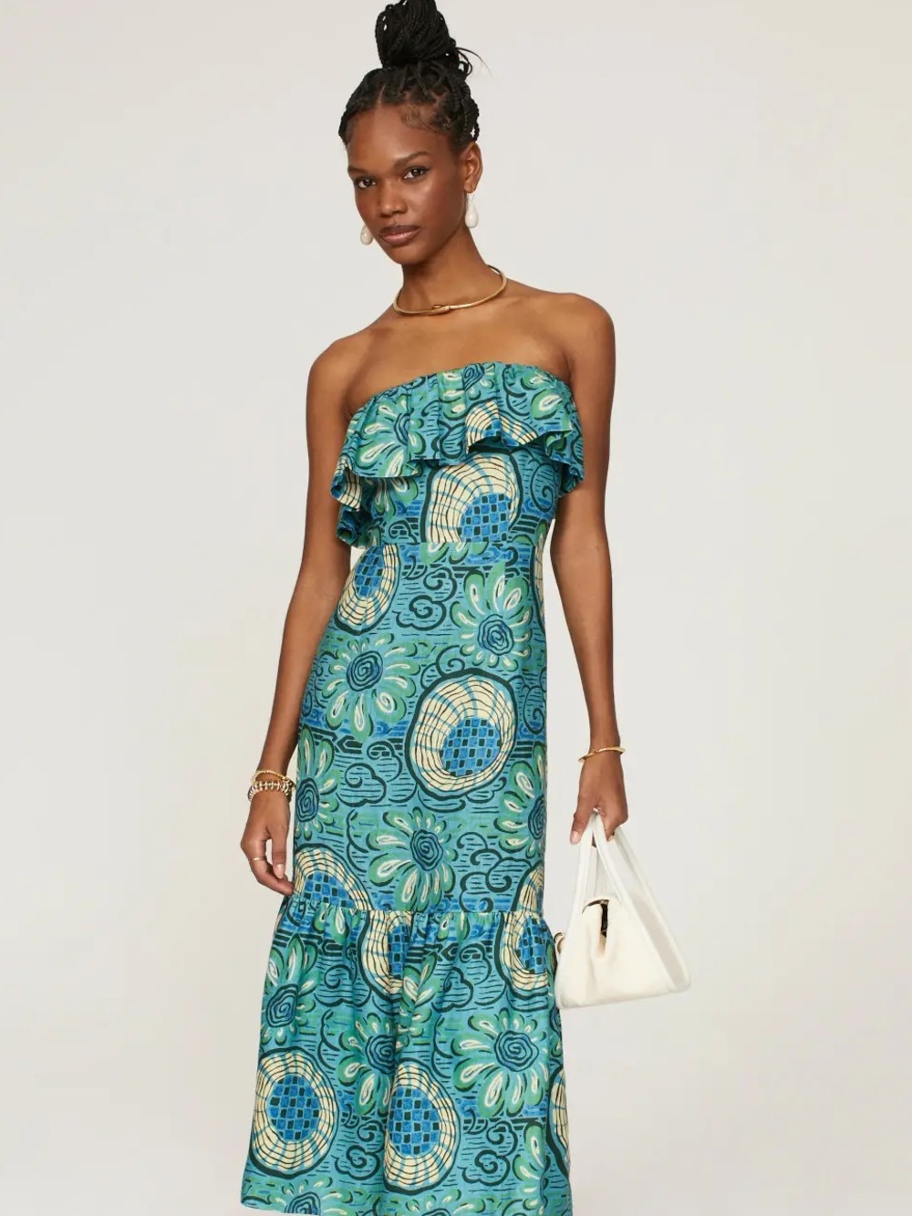 Rhode Thea dress in aquatic bloom NWT - size 0